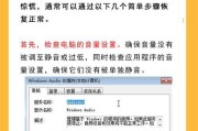 电脑很卡打游戏没声音怎么回事？原因及解决方法是什么？