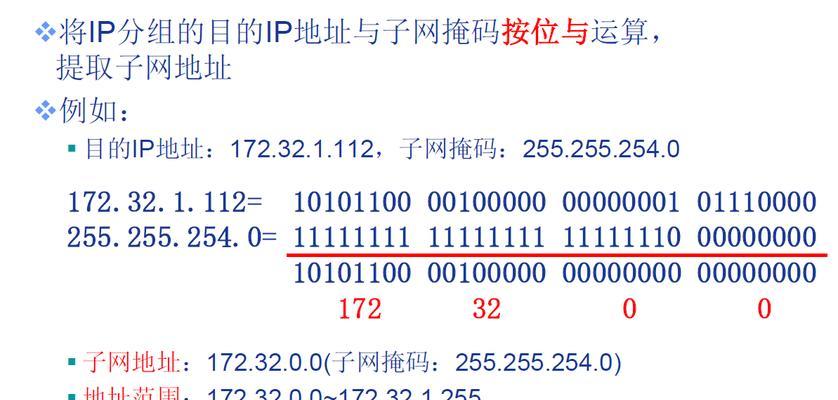 深入了解IP地址范围和子网掩码（掌握计算IP地址范围和子网掩码的方法）