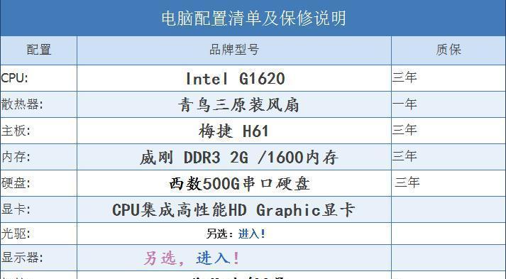 打造个性化台式电脑配置清单，开启自己的电脑世界（自定义配置的魅力与挑战）