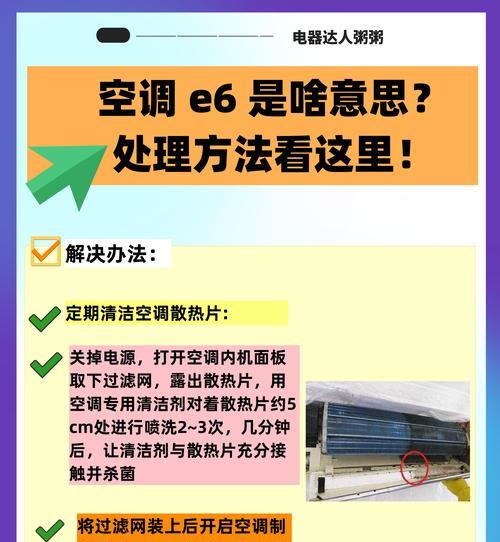 探秘格力拖4出现E6故障的原因及解决方法（格力拖4E6故障分析与解决方案）